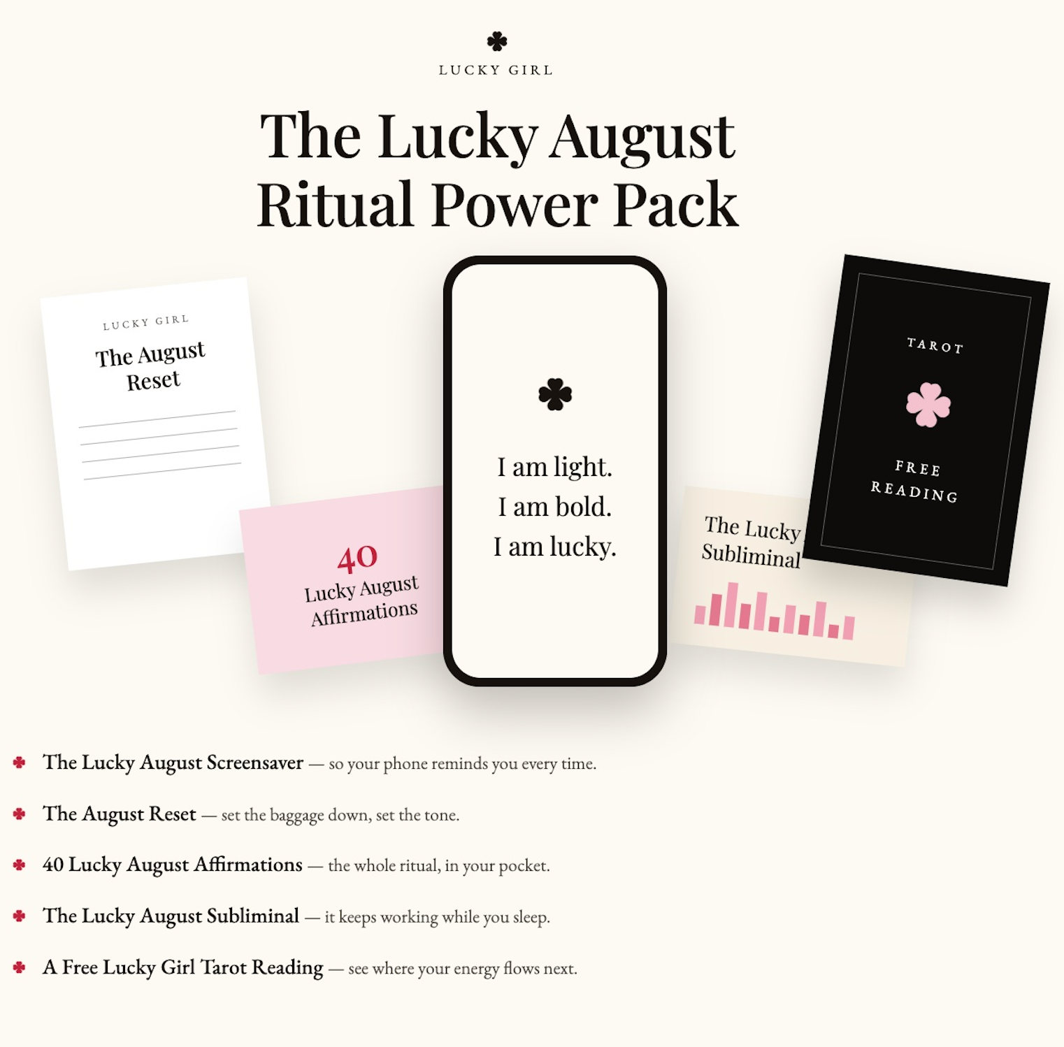 Lucky August Ritual Power Pack