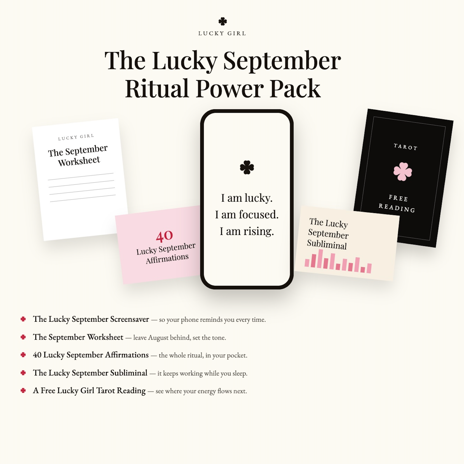 Lucky September Ritual Power Pack