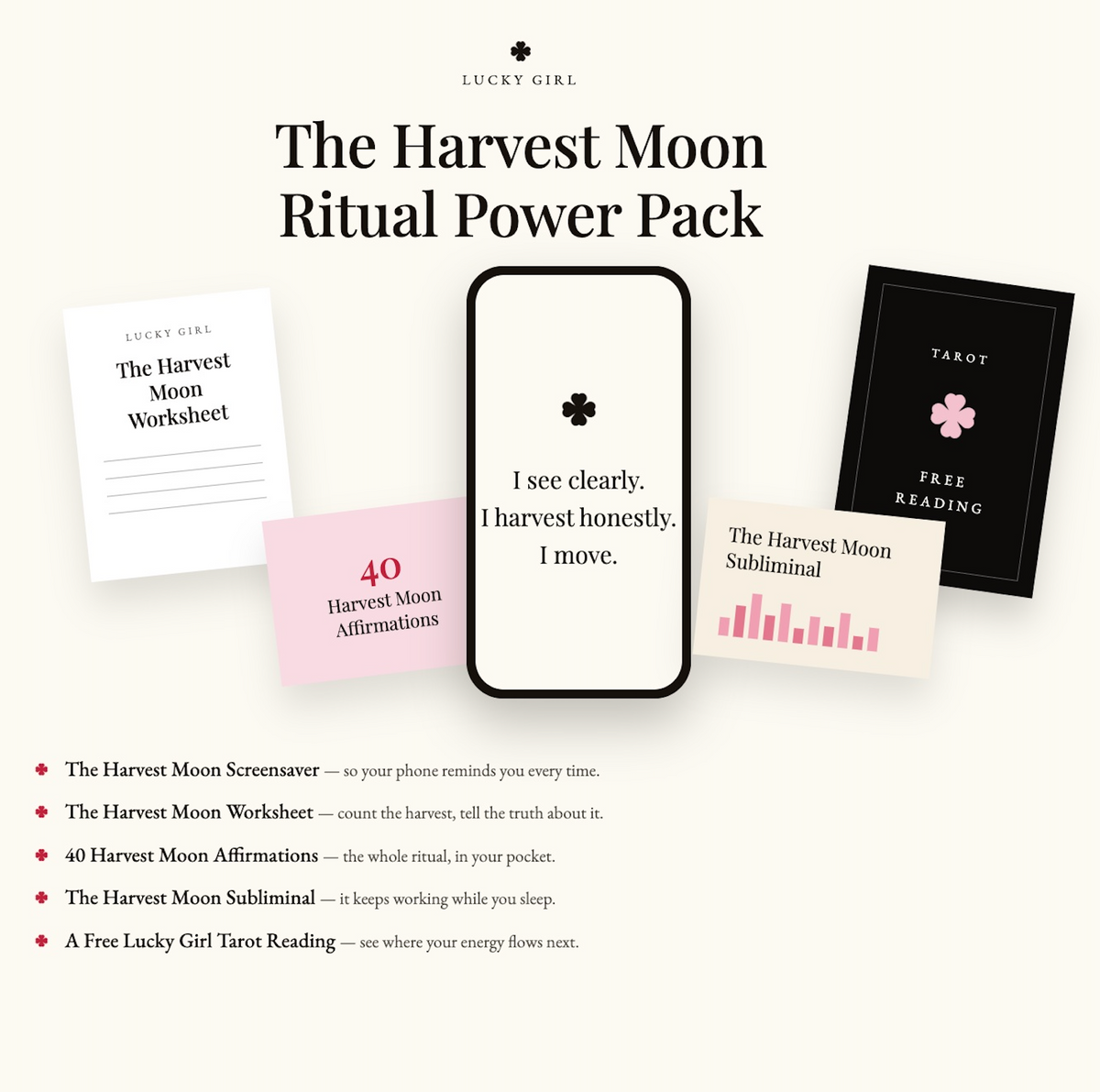 Harvest Moon Ritual Power Pack