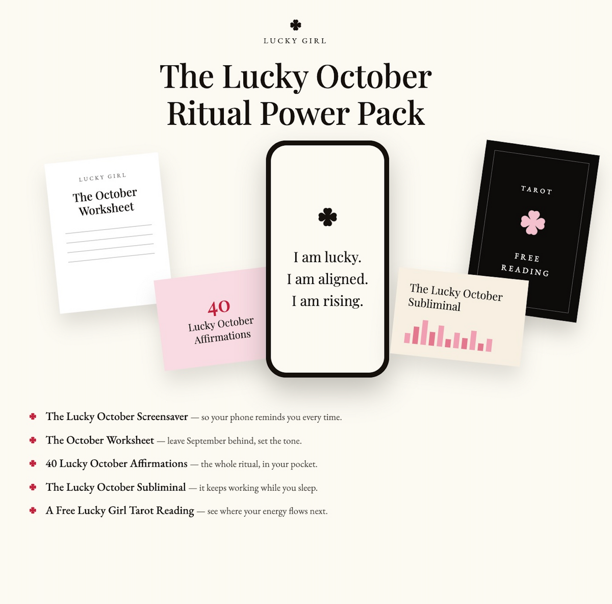 Lucky October Ritual Power Pack