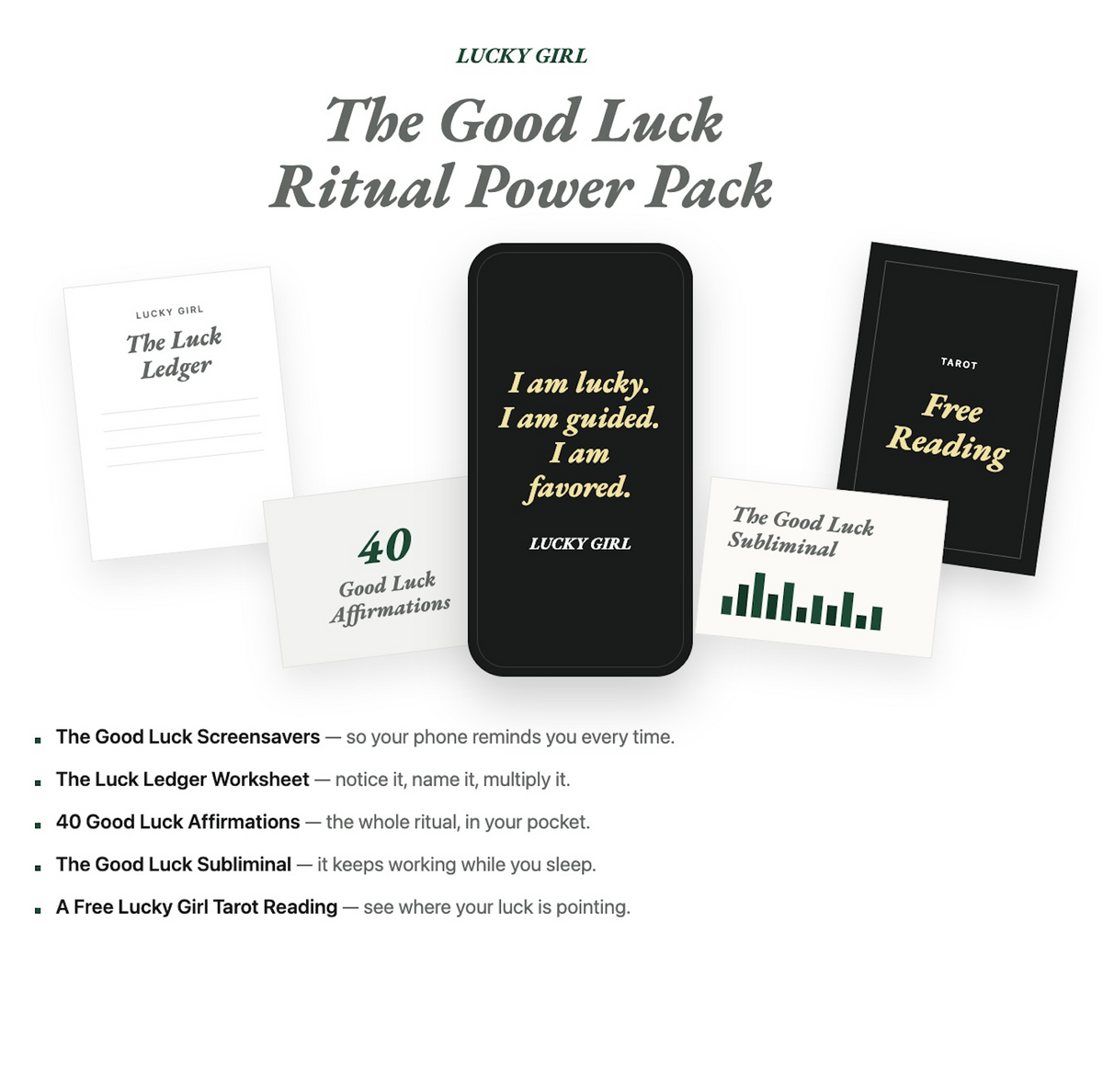 Good Luck Ritual Power Pack