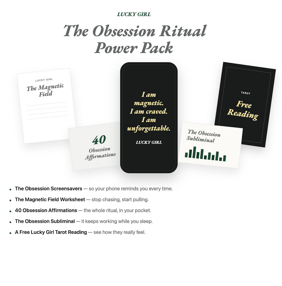 Obsession Ritual Power Pack