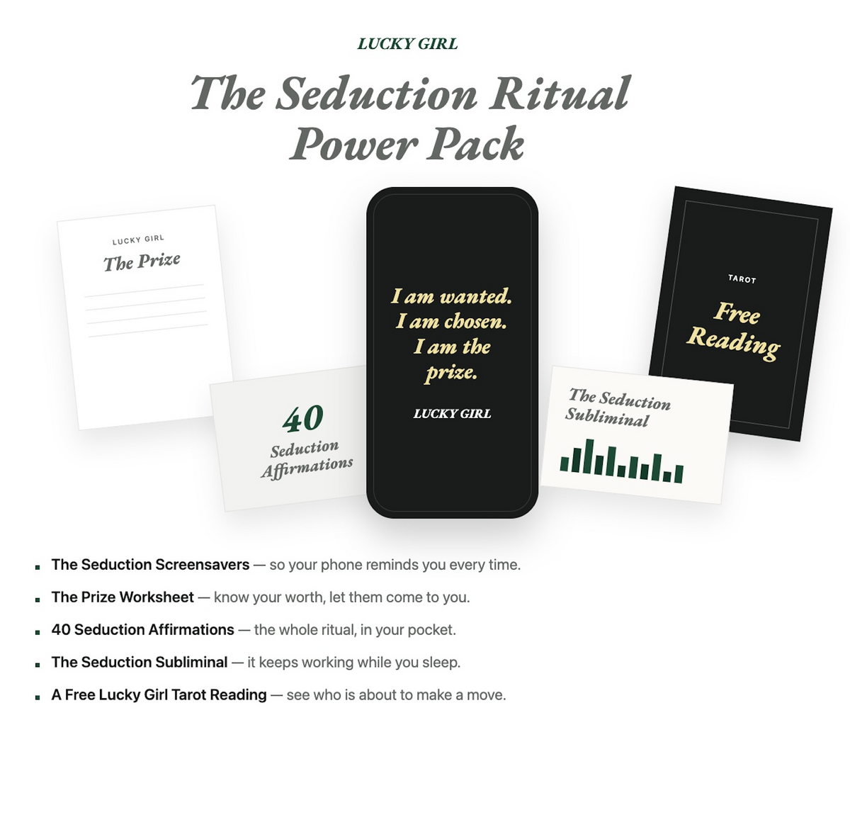 Seduction Ritual Power Pack