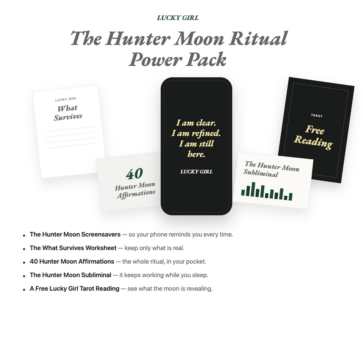 Hunter Moon Ritual Power Pack