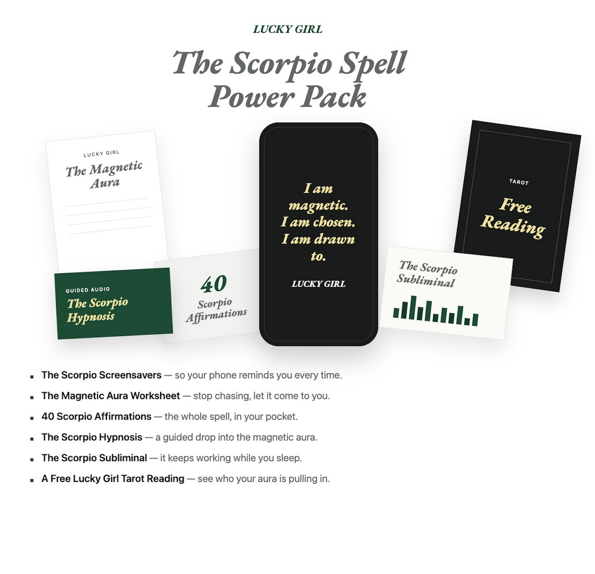 Scorpio Spell Power Pack
